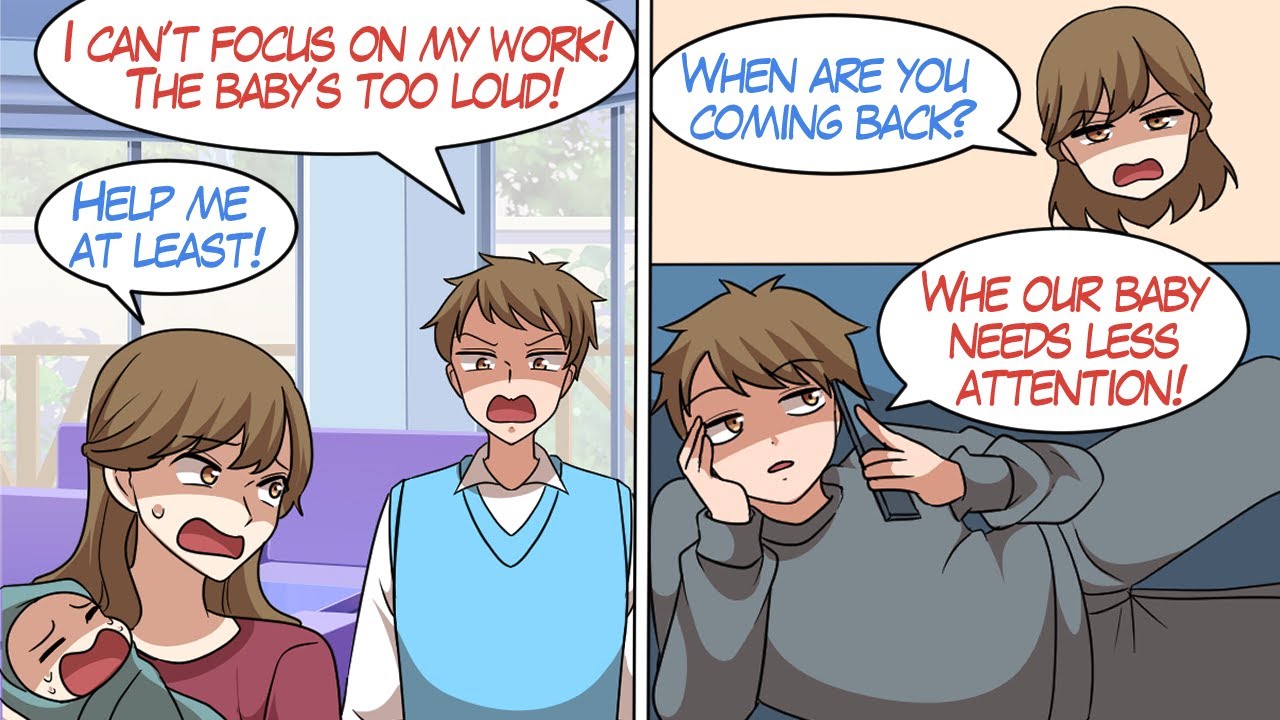 [Manga Dub] My Husband Leaves Me With Our Baby & Goes to His Folks’ & Won’t Come Home! [RomCom]