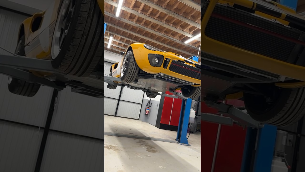 Vidange de ma #GT40 #v8 #homemade #projectcar