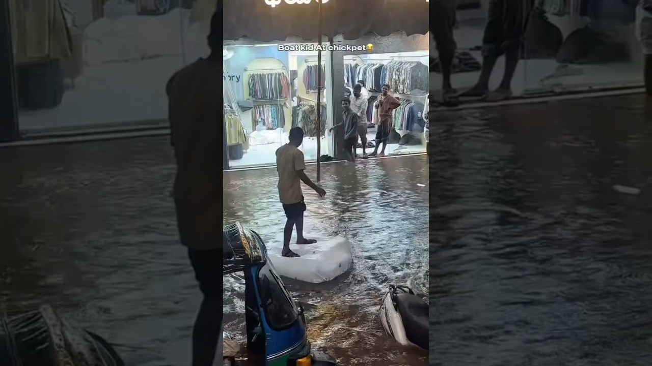 Bangalore disaster due to rain in 2 minutes | #viralvideo #viral #bangalorerains #rain #bangalore