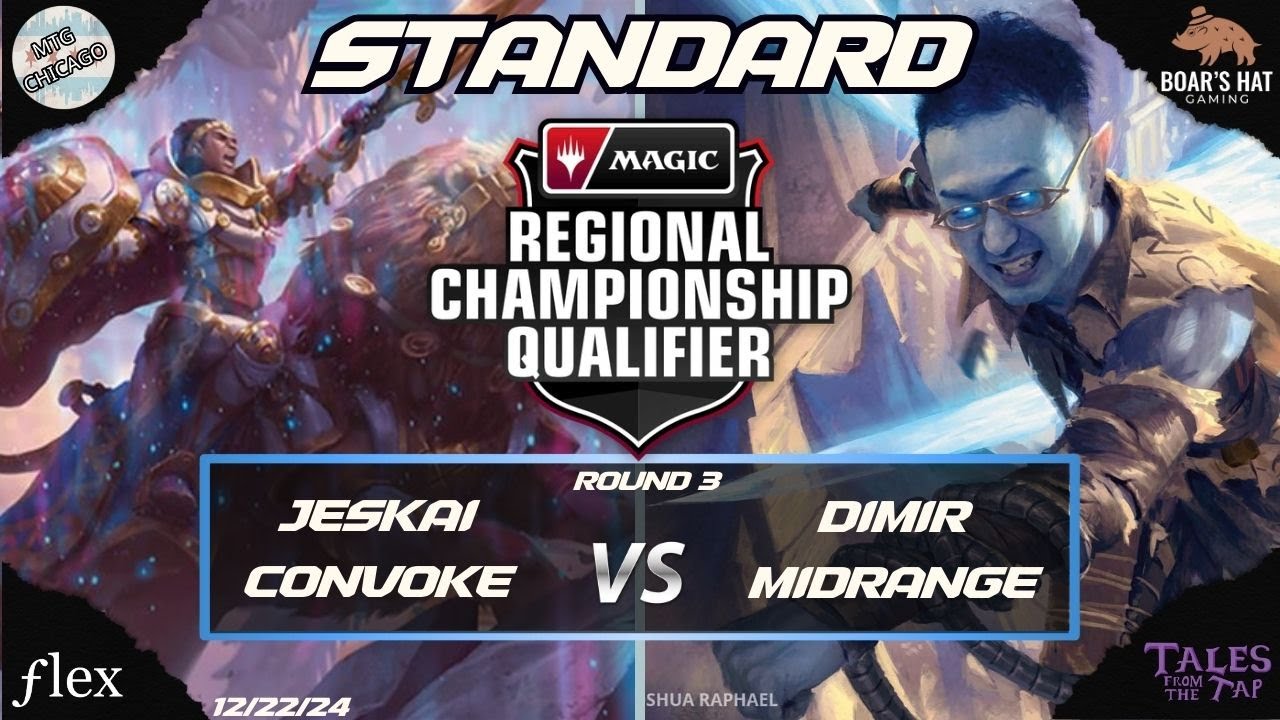 Jeskai Convoke VS Dimir Midrange [Rd 3 RCQ Standard]