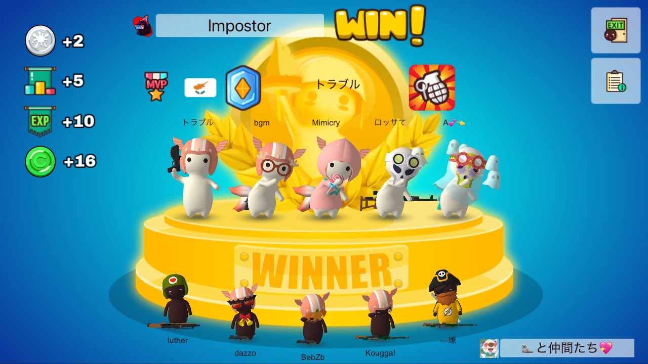 【ミルクチョコ】CW | Impostor vs 🦭と仲間たち💖