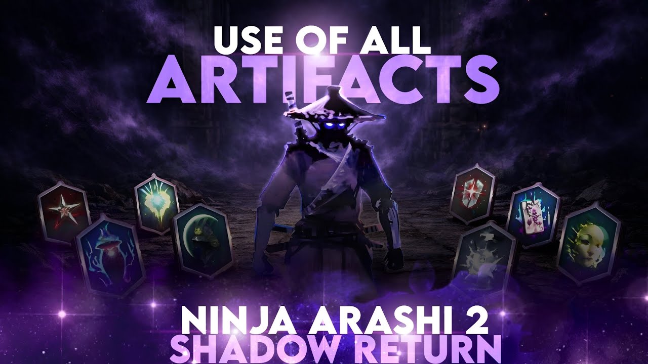 Use Of All ARTIFACTS NINJA ARASHI 2 SHADOW RETURN 🔥#gaming 