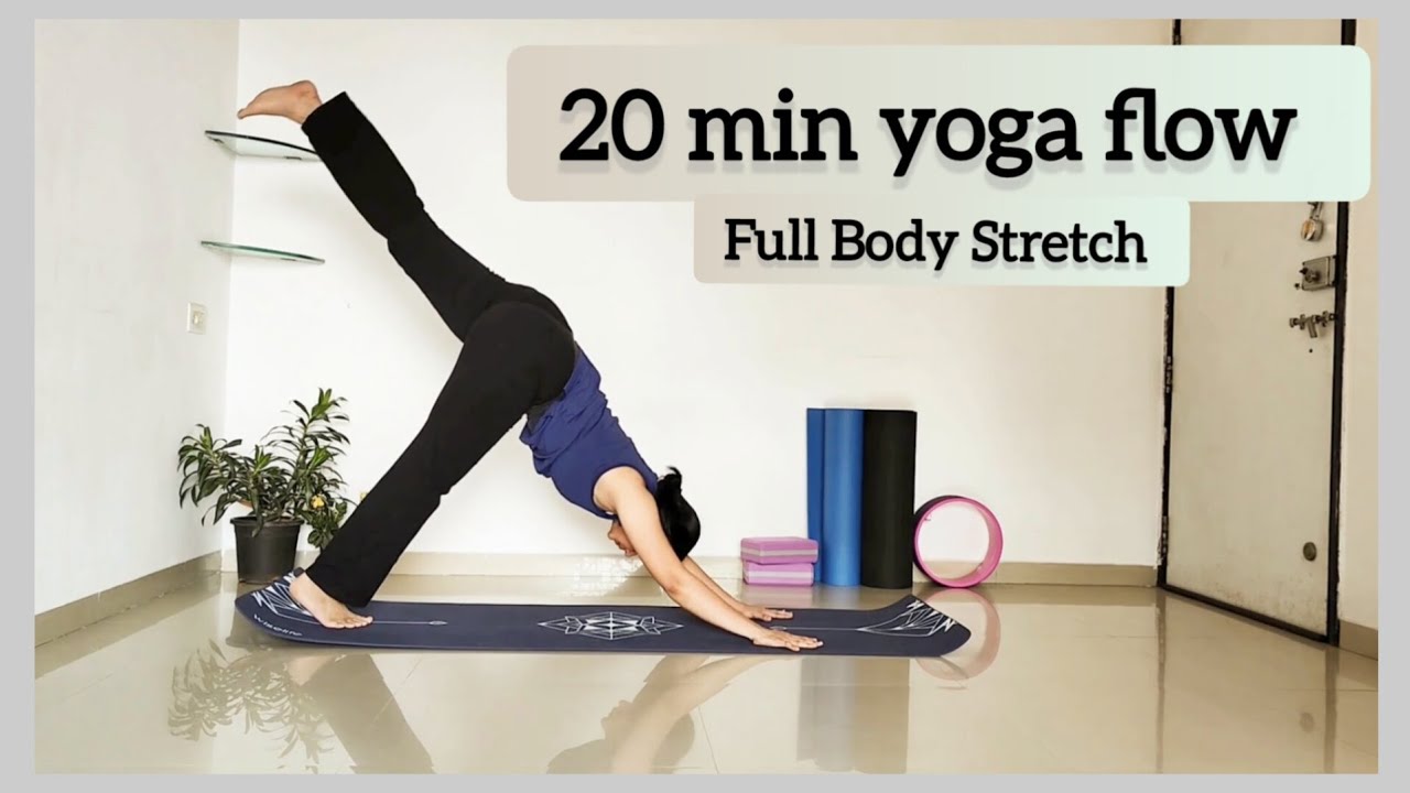 20 min Yoga Flow | Full Body Stretch  | Follow along Yoga🧘‍♀️