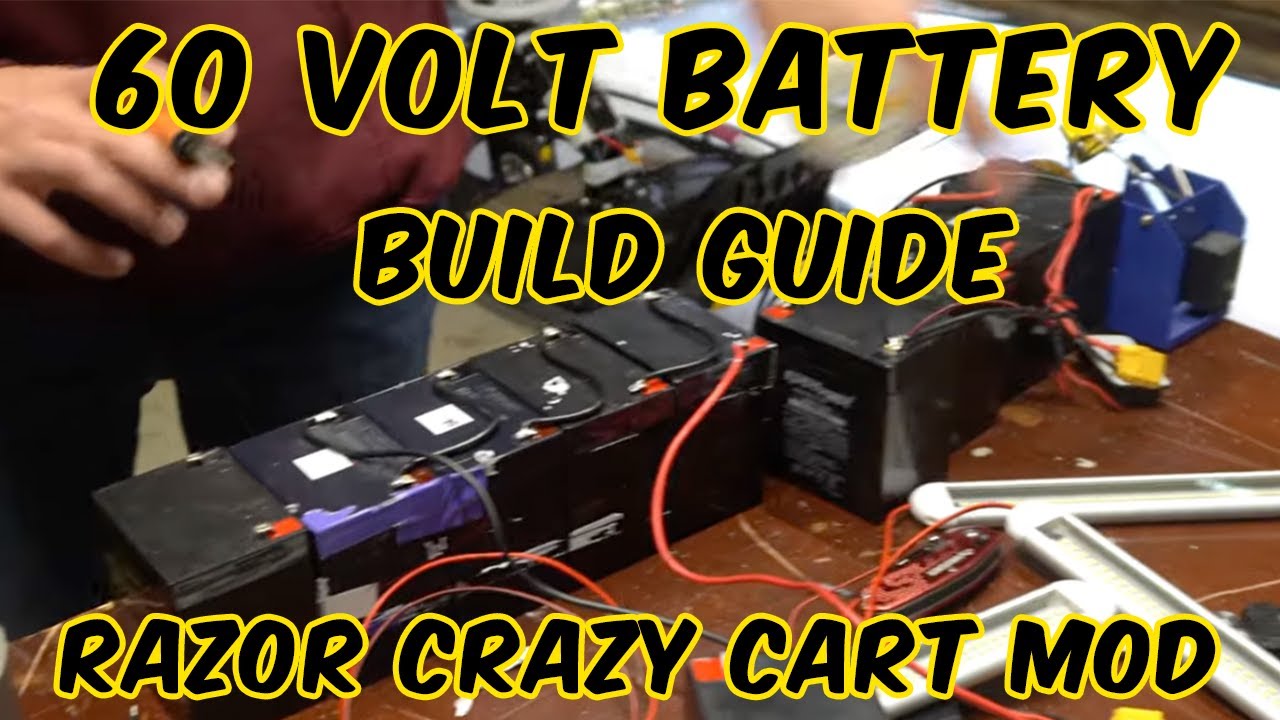 Custom 60v Battery For My Razor Crazy Cart - Build Guide