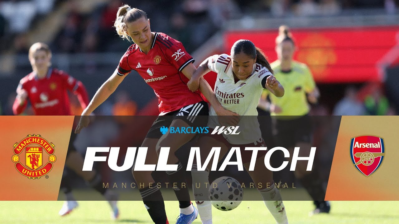 FULL MATCH: Manchester United v Arsenal | Barclays WSL 25/26