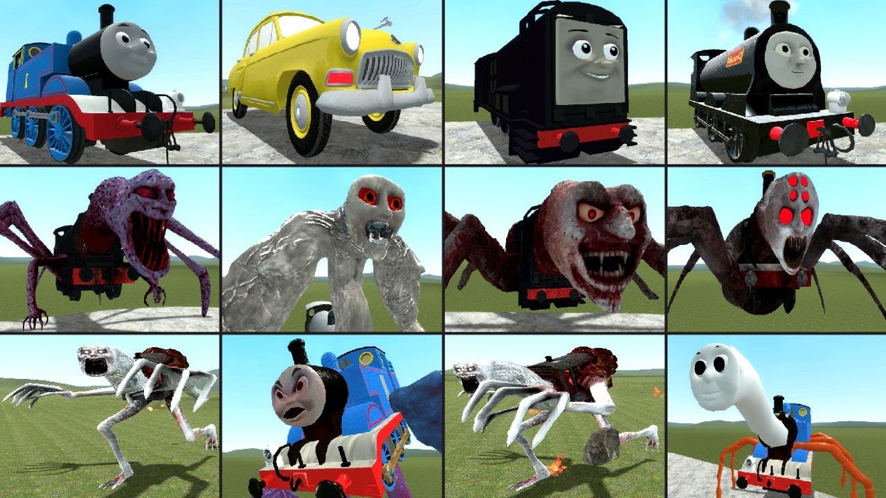 EVERYTHING TURNED INTO EATER MONSTERS | TV EATER, CAR EATER, BUS EATER, TOILET EATER, CURSED THOMAS