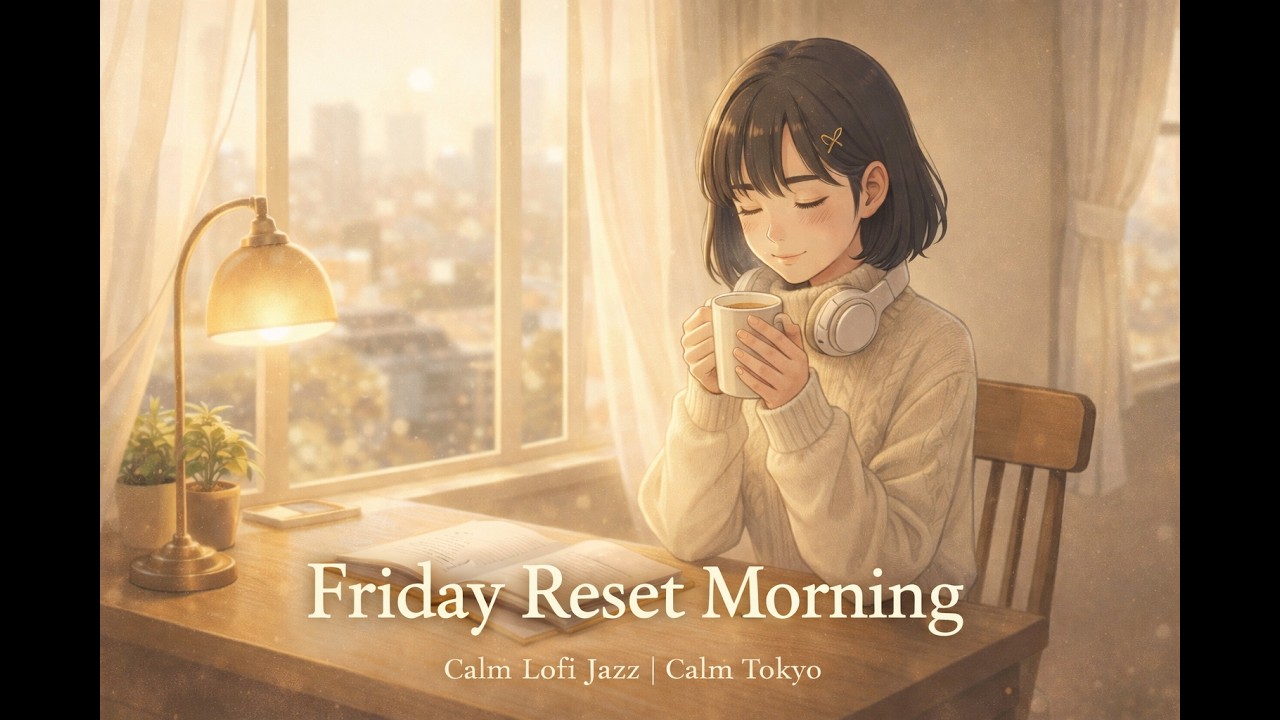 Friday Reset Morning ☕ | 金曜の朝に流したいLofi Jazz | 今週最後の朝に | Calm Tokyo