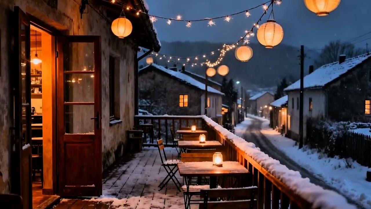 Night Winter Jazz Piano Ambience | Relaxing Instrumental Music for  Deep Sleep, Work & Focus   Study
