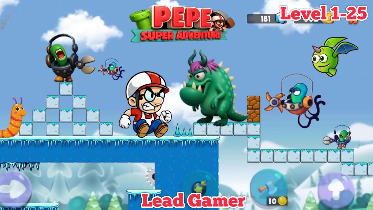 Pepe Super Adventure World Game | Level 1-25 | 