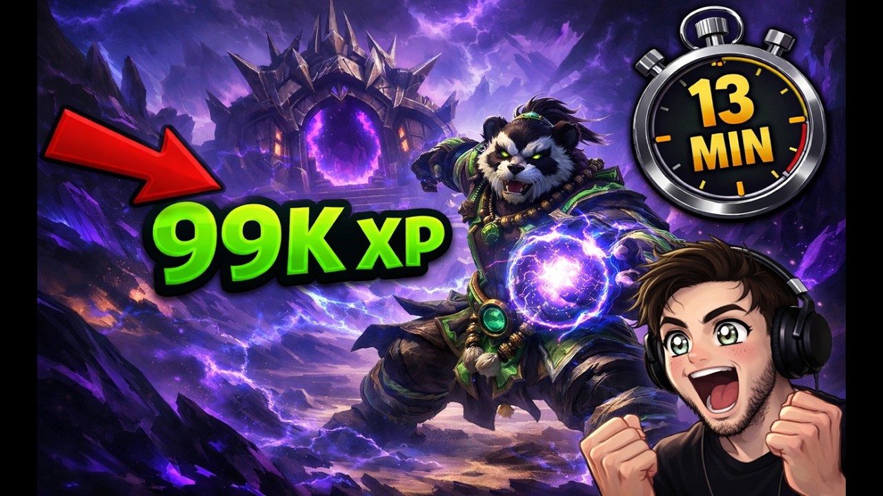 COMO FAZER 99K XP EM 13 MINUTOS! 🔥 Shadowguard Point XP Farm (WoW Midnight)