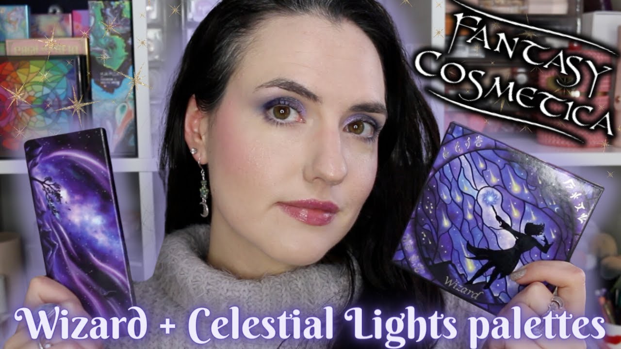 NEW Fantasy Cosmetica Wizard Palette + Celestial Lights Highlighters | Swatches, Review + 2 Looks!