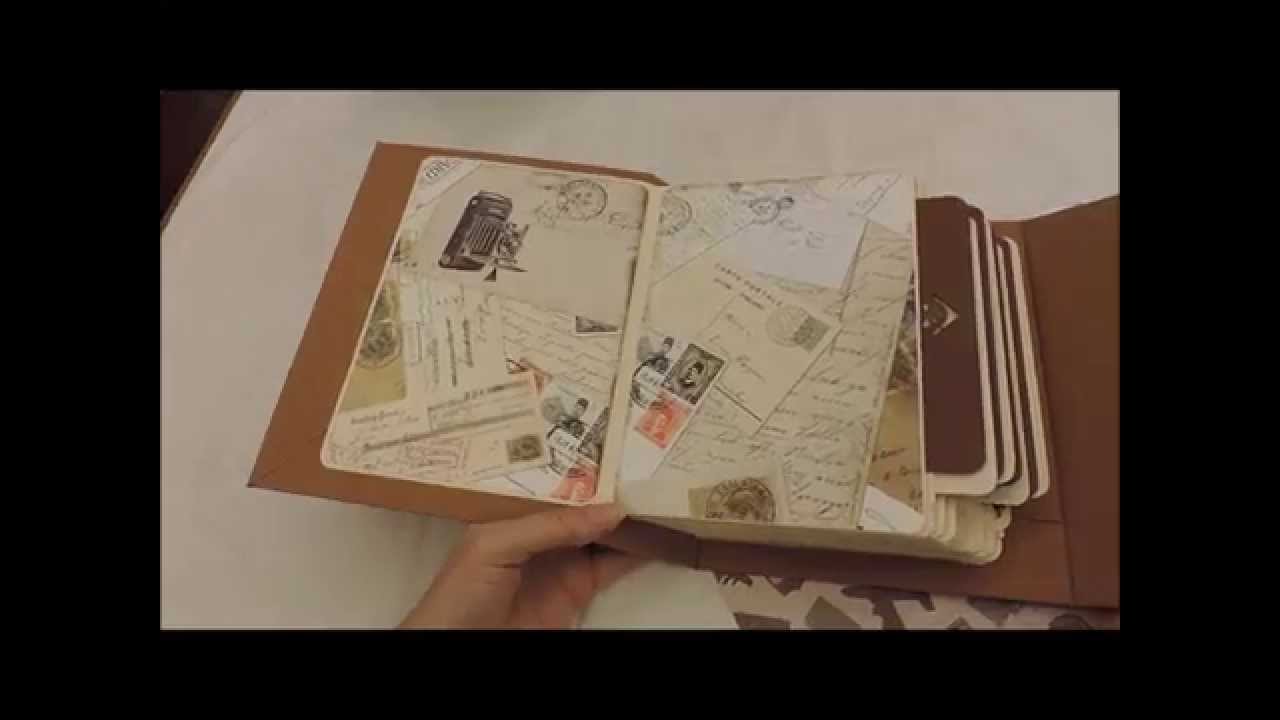 Scrapbook - Álbum viagens - Atelier Bela Arteira