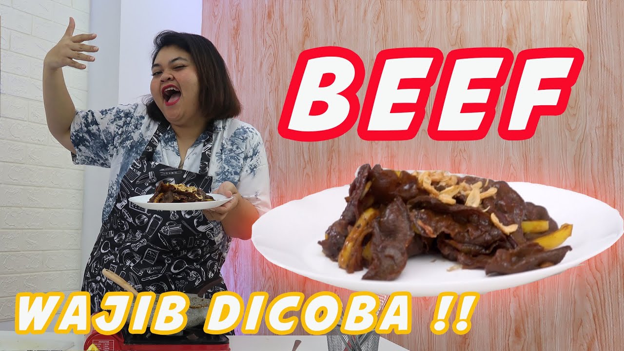 BEEF BLACK PEPPER NO MINYAK!! | Witta Sylvia