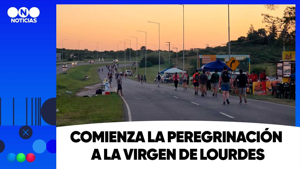 Comienza la peregrinación a la virgen de Lourdes