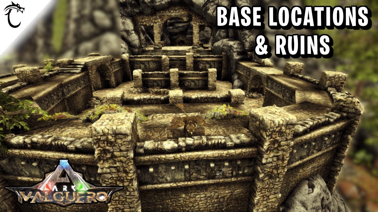 ARK - Valguero - Base Locations & Ruins