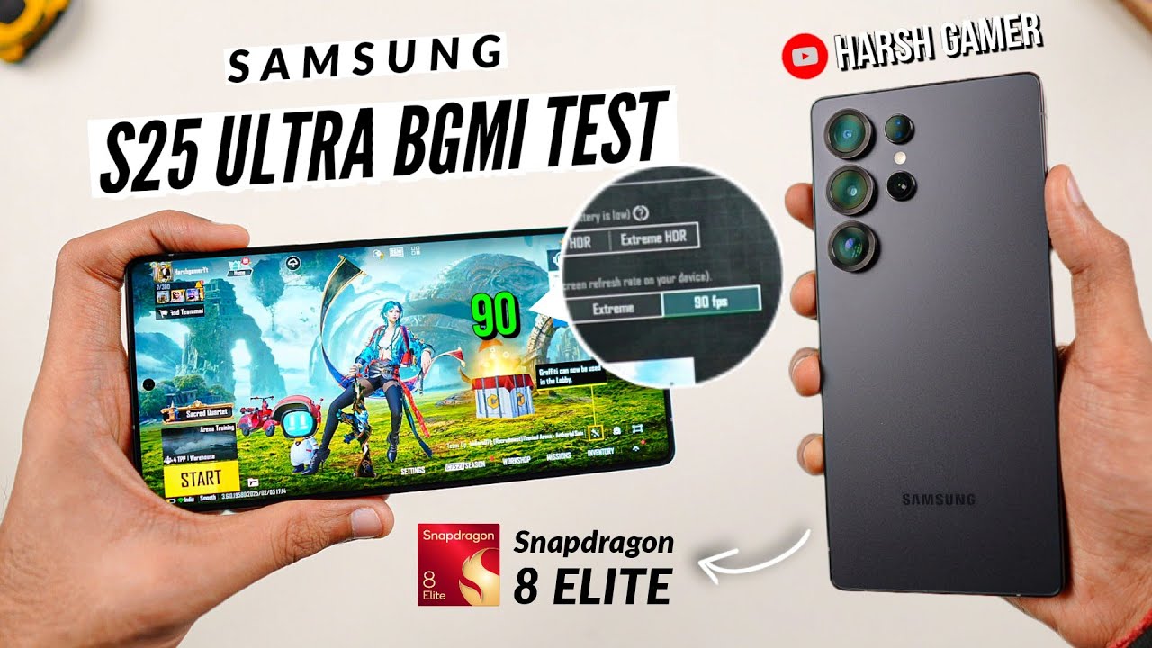 Samsung S25 Ultra BGMI Test, Heating & Battery Test | Shocking Results 😱