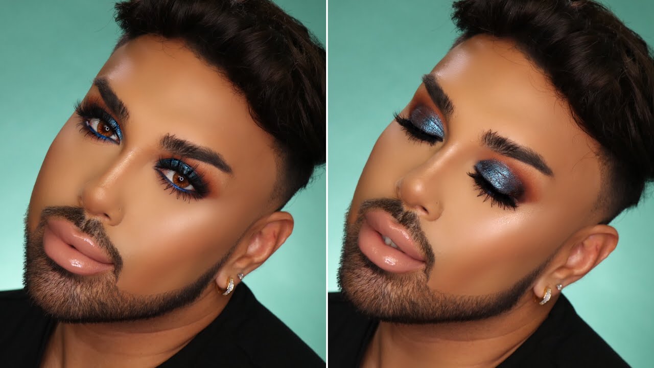 Sparkling Teal Smokey Eyes | Artist Couture Midnight Maven Palette | Mac Daddyy | Angel Merino