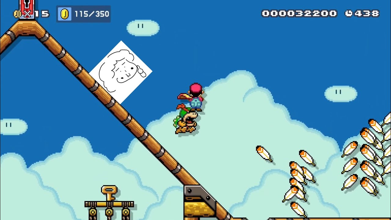 マリオメーカーにお母さんが挑戦 いいねから新着コースなりがちですね…