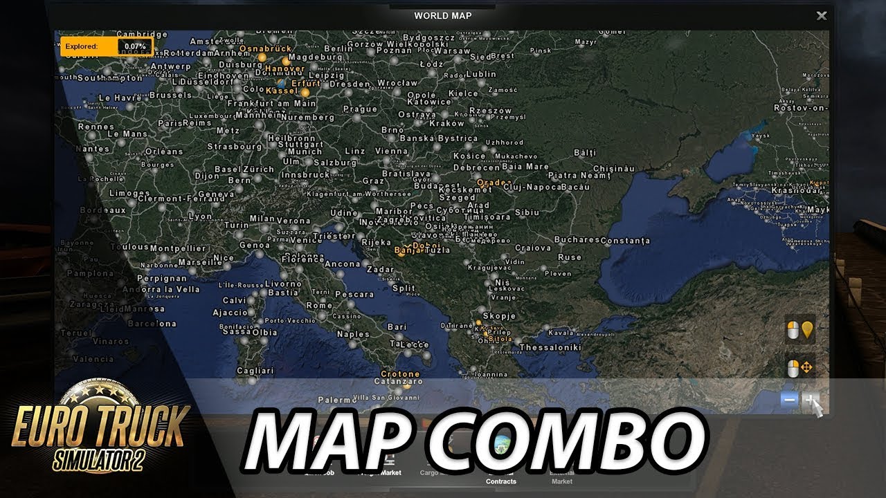 ETS2 1.36 | Project Balkans 4.0 + 15 Maps | Map Combo