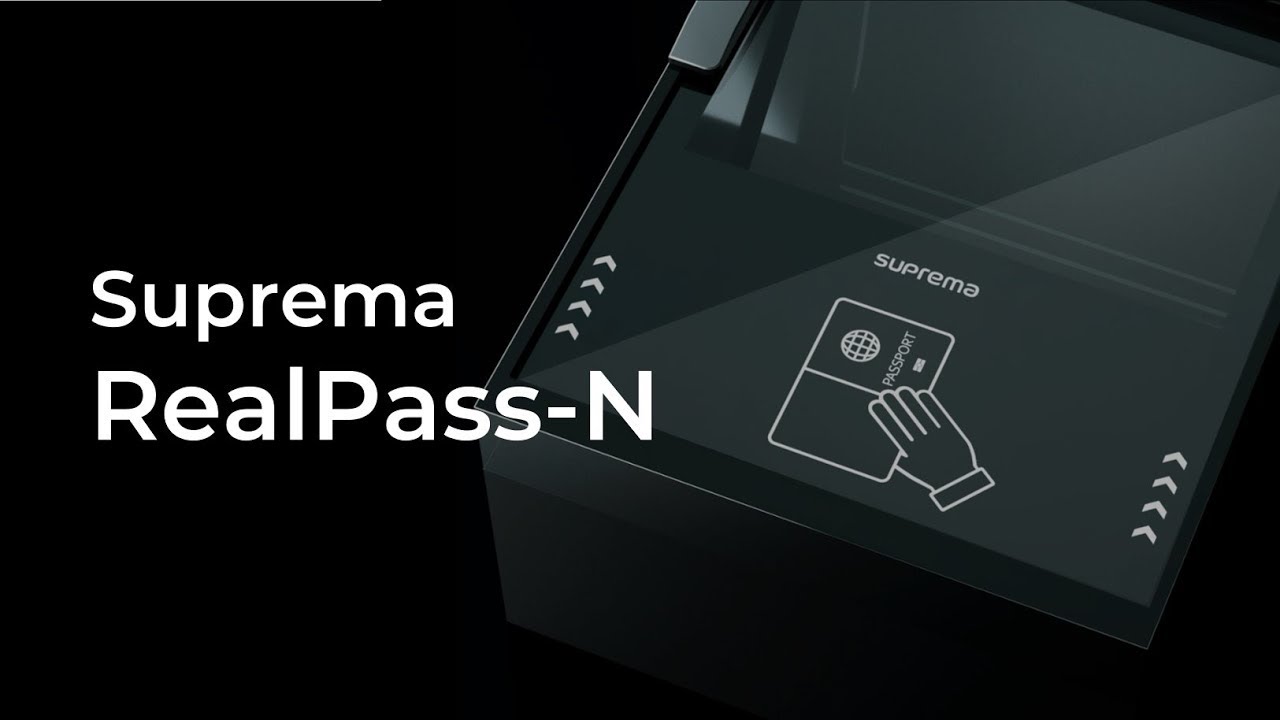 [Suprema RealPass-N] Lector de DNI, pasaportes y documentos