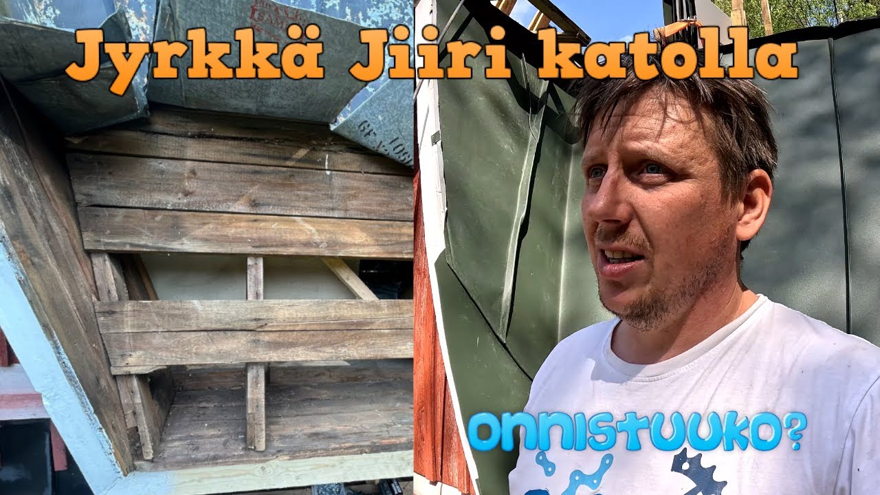 Kattoremontti mansardikatolle osa 2/3 jiirit