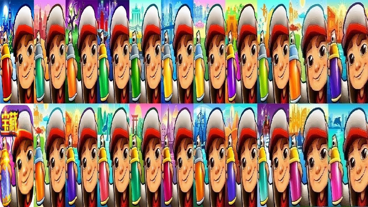 Subway Surfers London VS Marrakesh VS New Orleans Hong Kong Berlin  NEW YORK  Havana Venice Beach