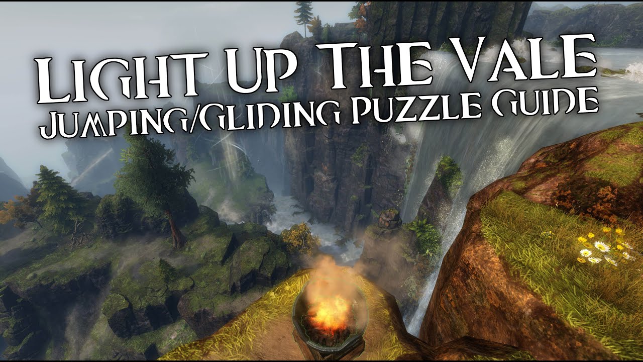 GW2 Light Up The Vale Jumping/Gliding Puzzle Guide