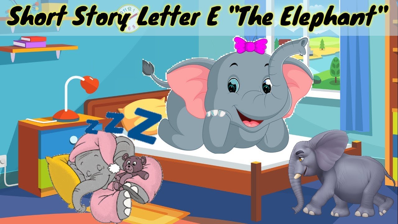 Letter E | Short Story Letter E | English Story For Kids