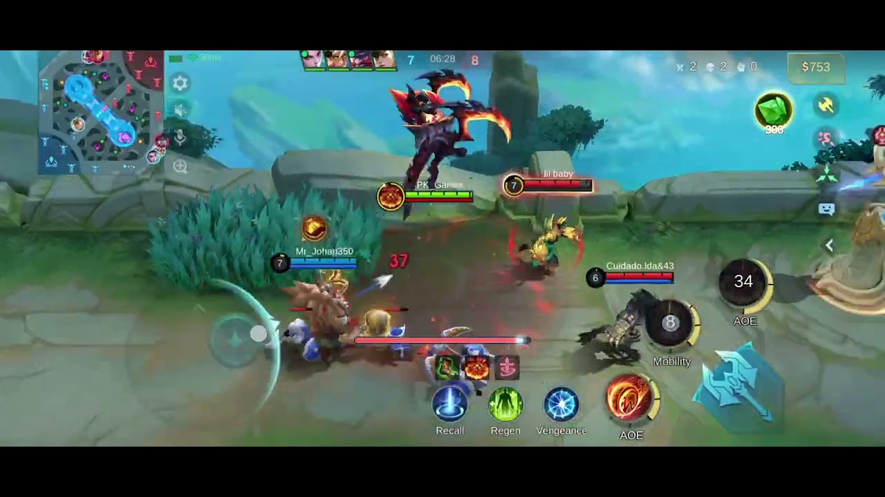 Deathly gameplay ☠️ video watch now moba legends 5v5 😈
