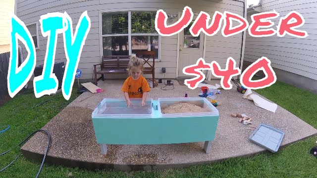 SAND & WATER TABLE under $40 - Build Your Own!