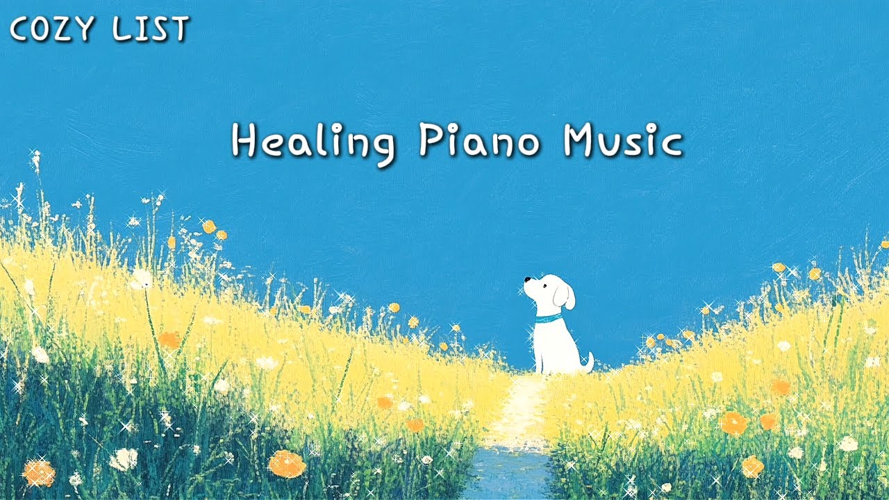 [Playlist] 귀여운 힐링 🐶 마음이 따뜻해지는 포근한 피아노 연주, 봄을 담은 뉴에이지 힐링 음악, 카페음악, 봄플레이리스트, cafe piano music, spring