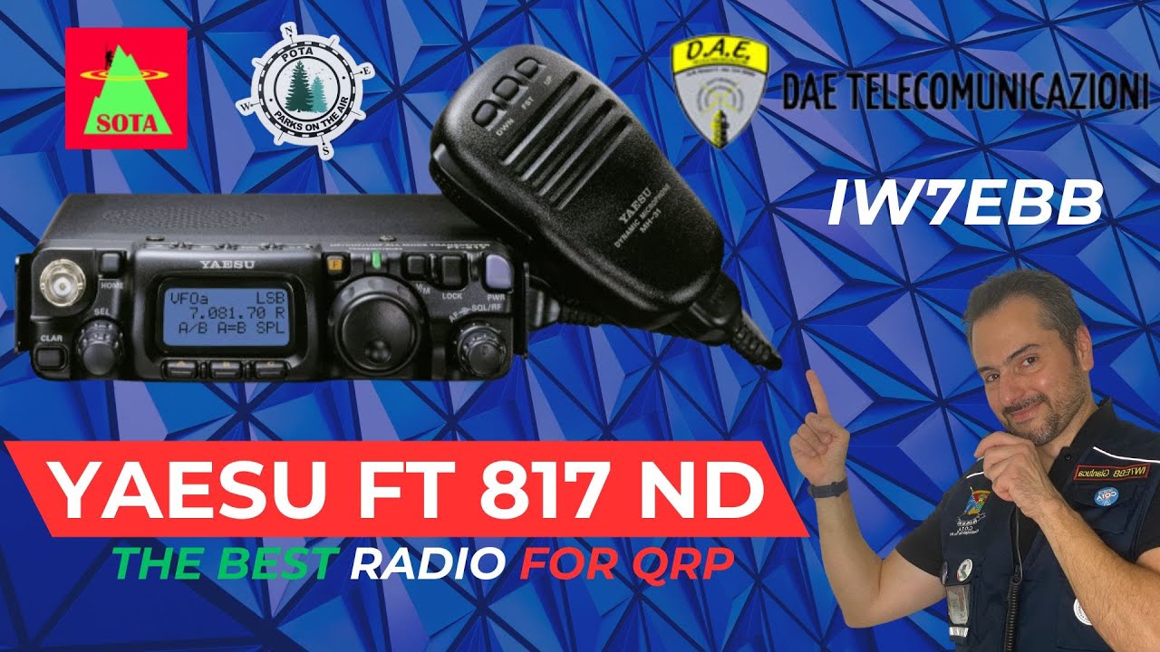 Yaesu FT 817ND - The best radio for QRP #hamradio #qrp #ft817 #yaesu #radioamatori #radio #science