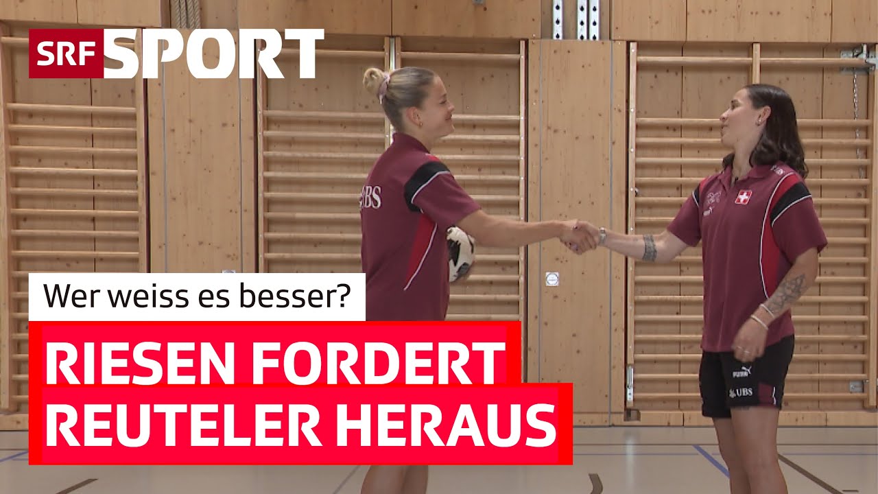 Nati-Duell mit Köpfchen: Riesen vs. Reuteler in der EM-Challenge 🧠🏆 | SRF Sport