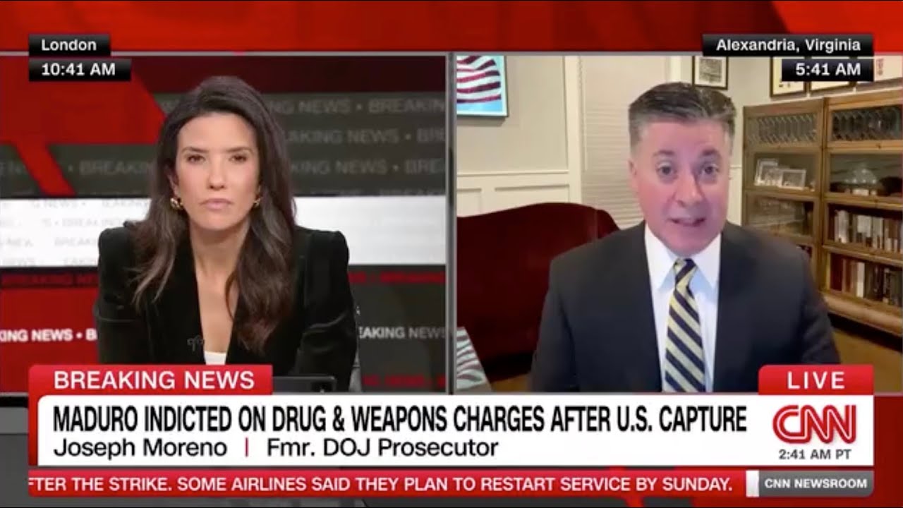 Joseph Moreno Appears on CNN Newsroom Live to Discuss Venezuela (Jan 4 2026)