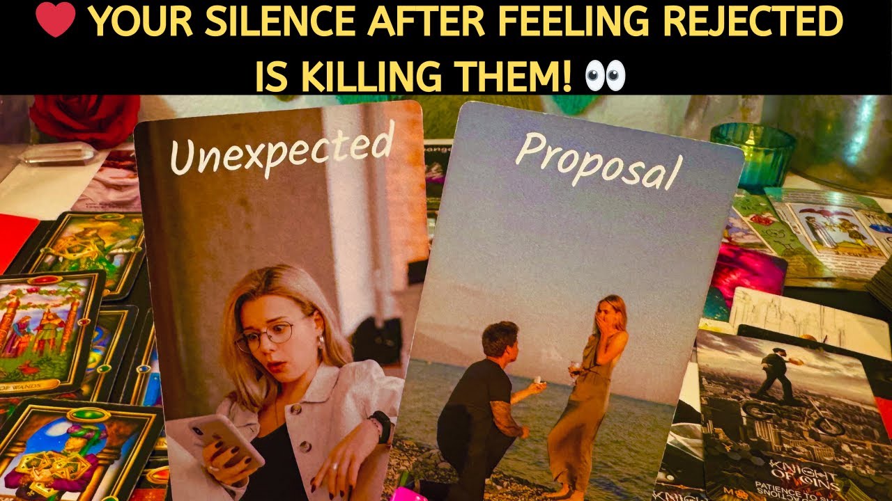 ❤️ YOUR SILENCE AFTER FEELING REJECTED IS KILLING THEM! 👀 LOVE TAROT READING SOULMATE