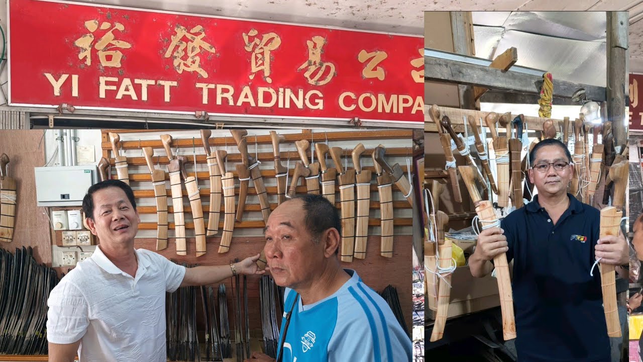 SARAWAK TRADITIONAL PARANG AT SERIAN.