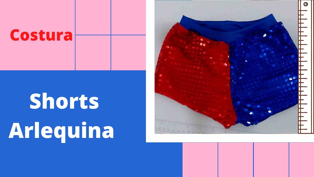 costura shorts muito f&aacute;cil/costurando pano