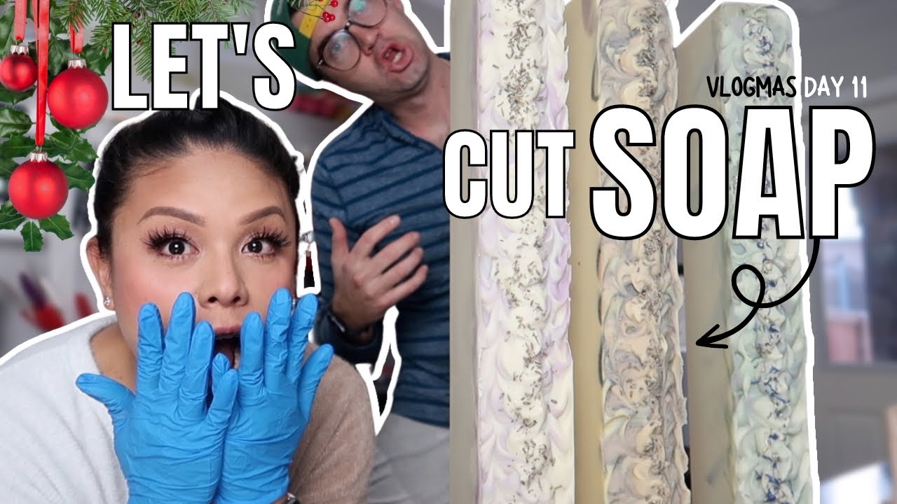 Cutting A LOT of SOAP and shopping for Christmas presents! | vlogmas day 11