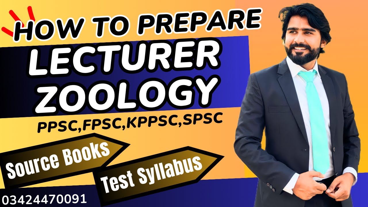 Basic Tips for Preparation of PPSC & FPSC Lecturer Zoology Test | Important Books Required