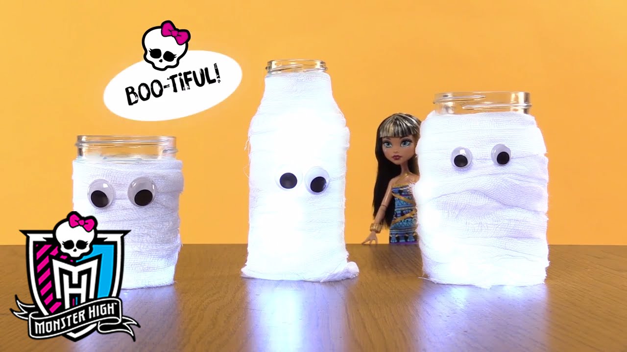 Easy DIY Halloween Party Decorations! Mummies! Pumpkins! Glowing Balloons! | Monster High