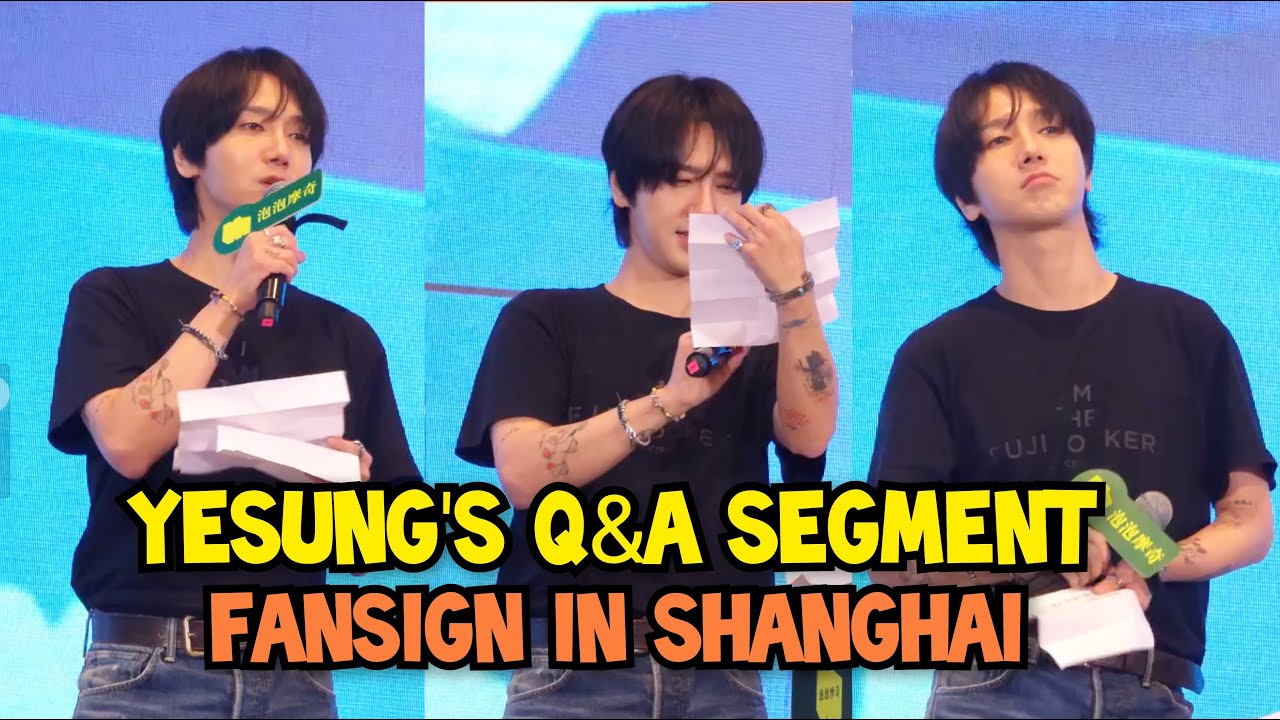 YESUNG : SOME PEOPLE SAY I WOULD BECOME A DOCTOR
