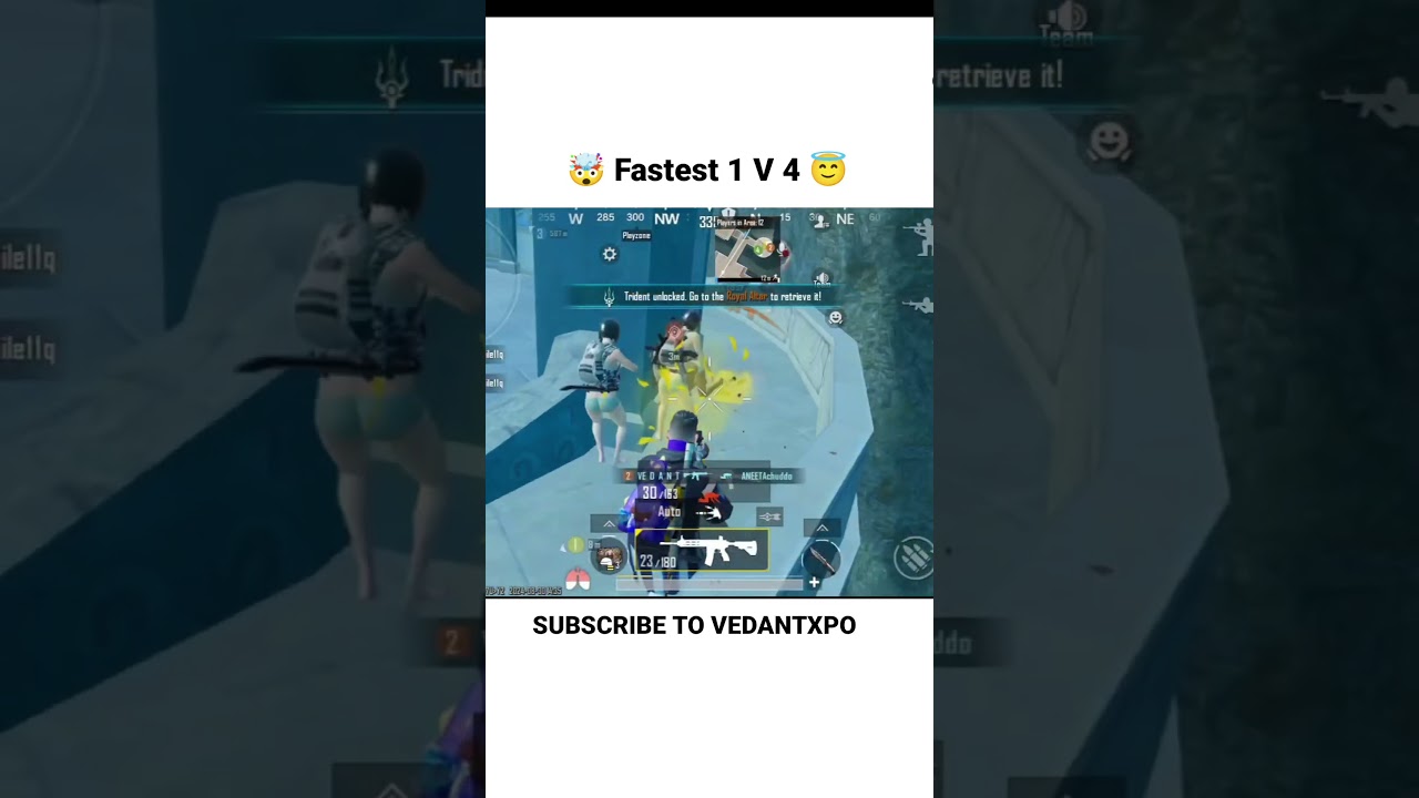 1v4 in 4 Secs 🥵 