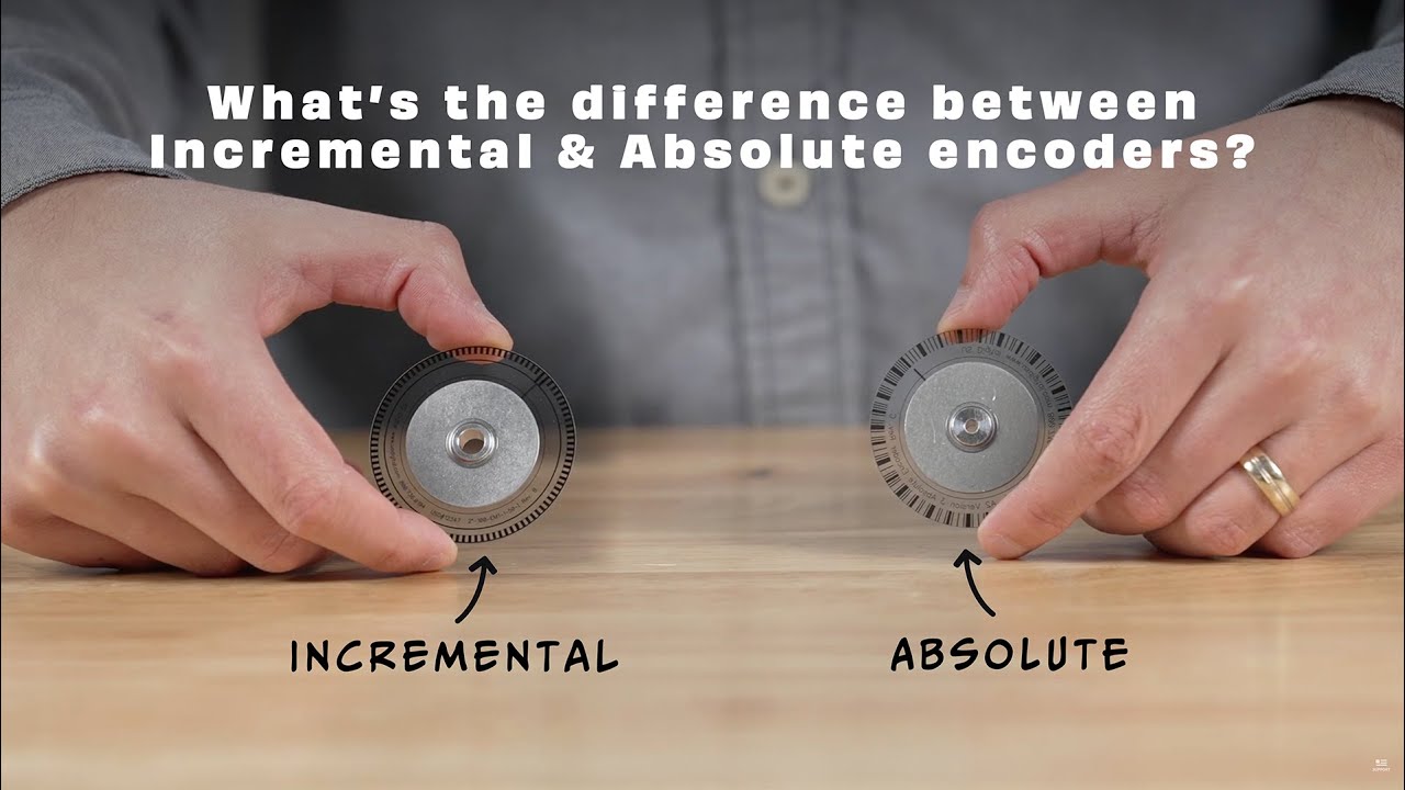 What's the difference between incremental absolute encoders? | US Digital Encoder Support