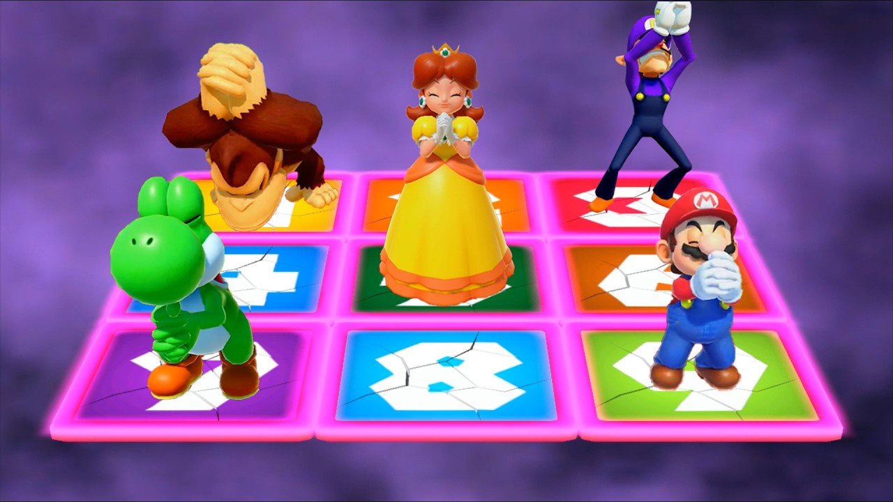 【マリオパーティ4 】ミニゲームマリオVsピーチVsワルイージVsドンキーコング(最強CPU｢たつじん)