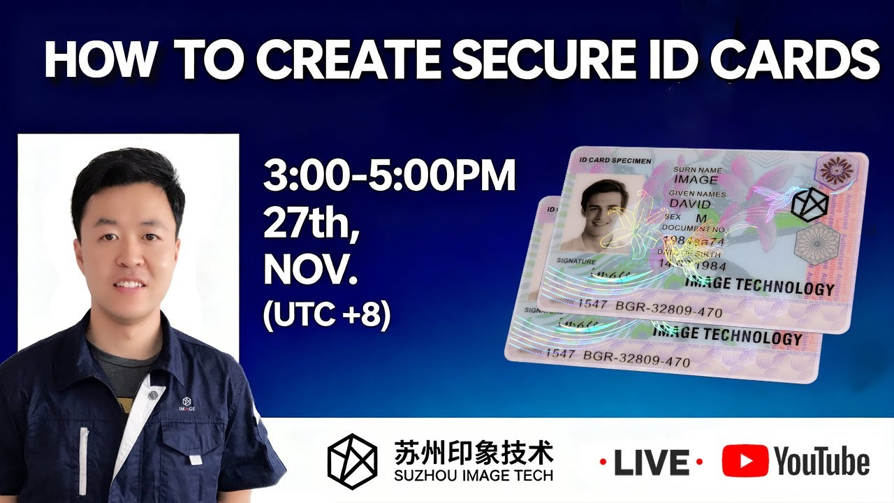 How to Build a SECURE ID Card — Printing, Optical Laminates & On-Site Demo!