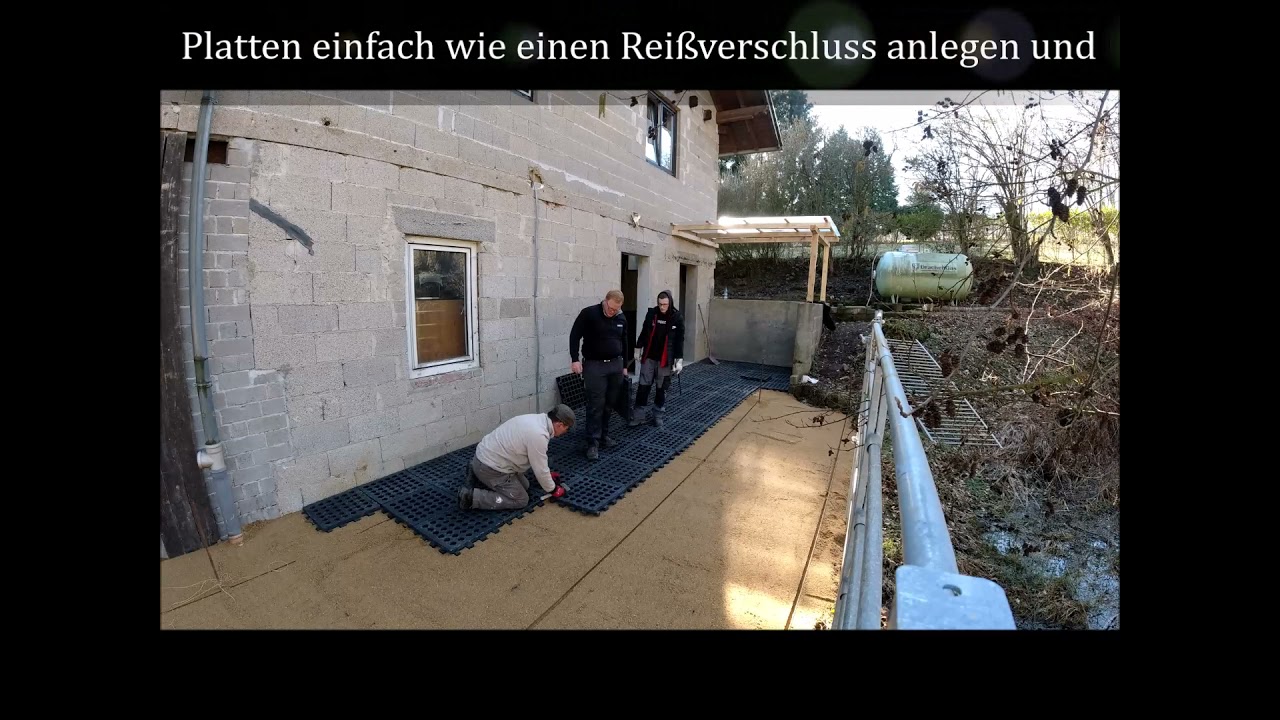 Verlegen von Riedwiesenhof Paddockplatten - RWH36