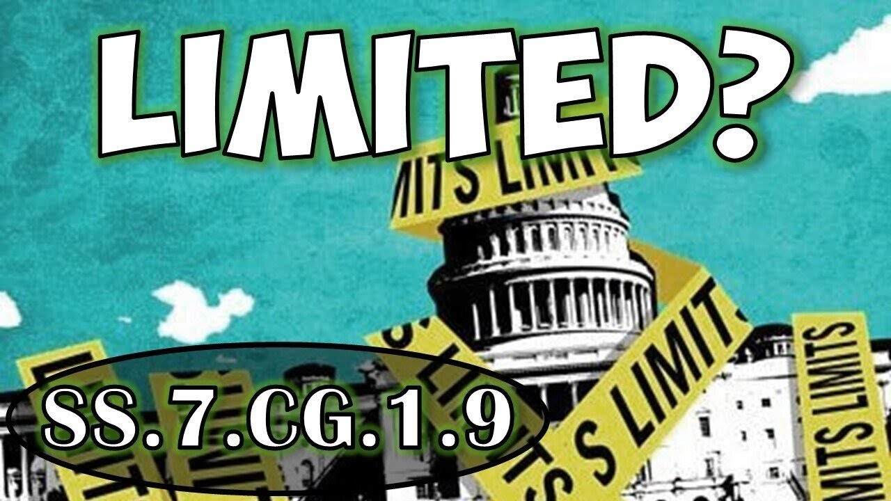 SS.7.CG.1.9 - Describe how the U.S. Constitution limits the powers of government