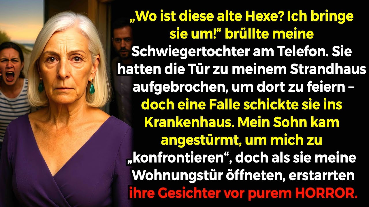 Mama, wir haben DEIN Strandhaus für eine Party geknackt – eine FALLE, meine Frau ist im Krankenhaus