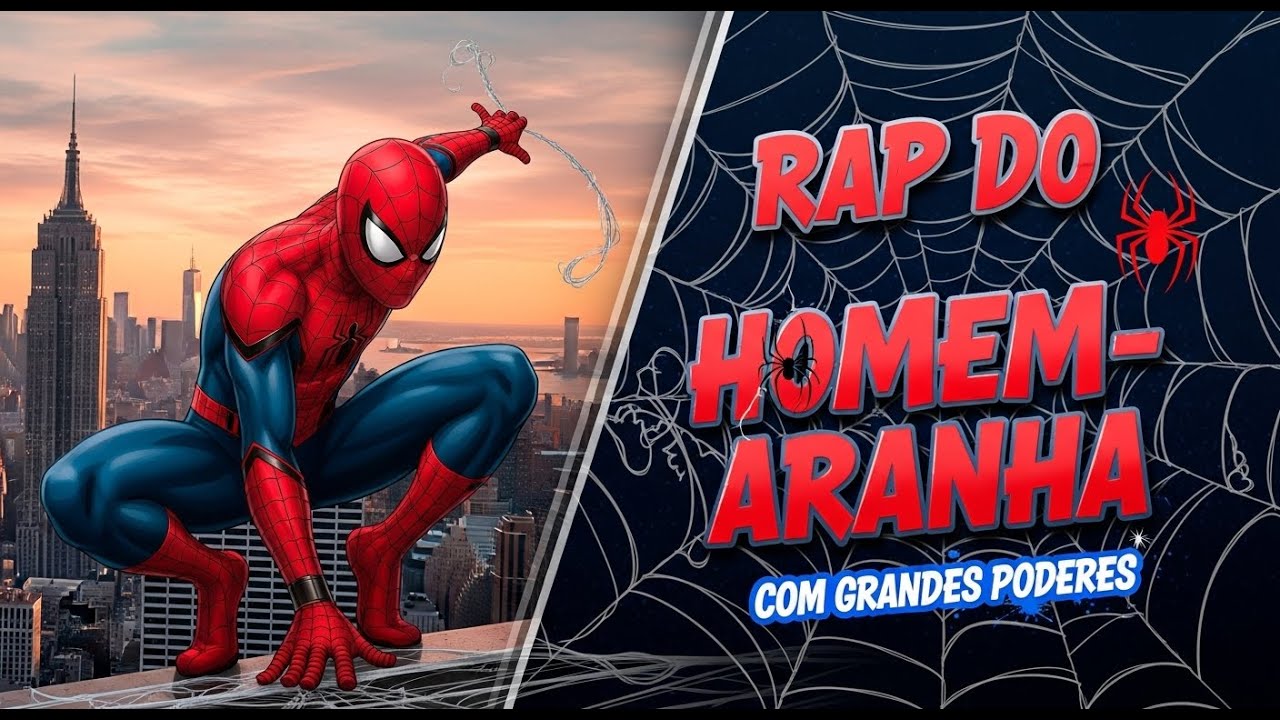 Rap do Homem-Aranha | Teias e Responsabilidades - Rap Geek 2026