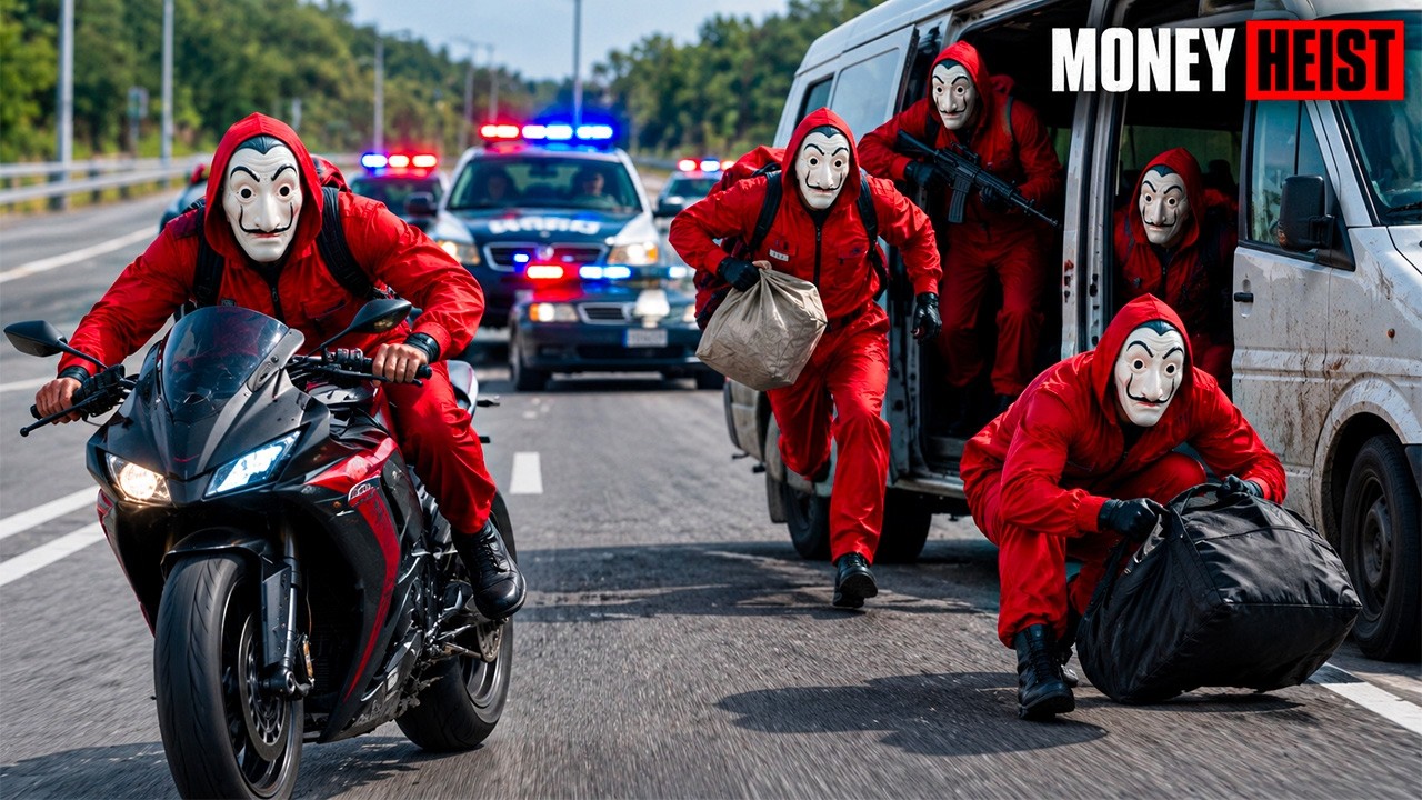 PARKOUR VS MONEY HEIST! 6 | BAD GUYS: No ESCAPE, GET OUT OF THE VAN NOW! (BELLA CIAO) Epic POV